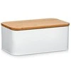 Bamboo Metalinė duonkepė su bambukine pjaustymo lenta, 2in1, 31x18x13 cm, ZELLER