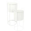 Home Styling Collection PIECES Metaliniai gėlių vazonai IDEM, 2 vnt.