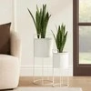 Home Styling Collection PIECES Metaliniai gėlių vazonai IDEM, 2 vnt.