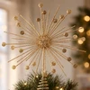Atmosphera Metal star for the top of the Christmas medžio, auksinis, 30 cm