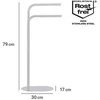 Wenko Metalinė rankšluosčių kabykla LEVANTE, aukštis 79 cm