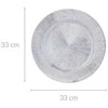 Home Styling Collection Metalinė apatinė plokštė, Ø 33 cm