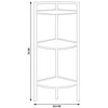 Excellent Houseware Trends4You Kampinis Metalinis Drabužių Stovas 23,5x23,5x76 cm - Saugojimo Lentyna