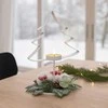 Atmosphera Metalinis eglutės formos žvakių laikiklis arbanei, 25 cm