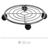 ProGarden Augalų padėklai su ratukais metalinė 35 cm