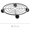 ProGarden Metalinis puodų stovas su ratukais, 35 cm