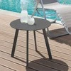 Dlgtp Metalinis sodo stalas SAONA, Ø 50 cm