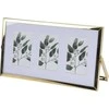 Nuotraukų rėmelis Home Styling Collection Metalinis rėmelis trims nuotraukoms, paspartas, 22 x 12 x 1 cm