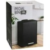 Bathroom Solutions DELTA metalinė šiukšliadėžė, juoda, 20 l
