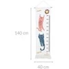 Home Styling Collection Canvas sienų aukščio lentelė su kutais, iki 160 cm aukščio, 40 x 140 cm