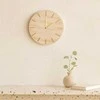 Home Styling Collection Minimalist sieninis laikrodis SUM, marble pattern, Ø 30 cm