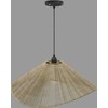 Atmosphera MYHA pakabinamas šviestuvas virš stalo, austas gaubtas, 58 cm