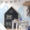 Atmosphera Frame Namelio formos juoda kreidinė lenta su mediniu rėmu idealiai tinka vaikų kambariui