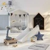 Atmosphera Frame Namelio formos juoda kreidinė lenta su mediniu rėmu idealiai tinka vaikų kambariui