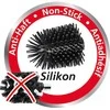 Wenko NERNO tualeto šepetys su keramikiniu indu, Ø 10,5 cm