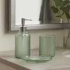 Bathroom Solutions PIECES NODE vonios kambario rinkinys, dozatorius, dantų šepetėlių laikiklis ir muilinė, 3 dalys
