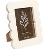 Home Styling Collection Frame Nuotraukų rėmelis su banguotu kraštu, PAGRINDAS, 18,5 x 2,2 x 23,3 cm
