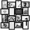 Nuotraukų rėmelis Photo frames, collage, 16 pieces, juodas, Atmosphera