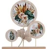 Nuotraukų rėmelis Home Styling Collection Rėmas 3 nuotraukoms, apvalus, Ø 7,5 cm, Ø 10,5 cm, Ø 17 cm