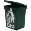 Dekoracja Domu Organinių atliekų konteineris su BIO logotipu, su rankena, 5 l