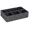 Wenko organizatorius Adria Small 26 x 6,5 x 17 cm pilkas polipropilenas