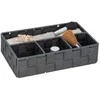 Wenko organizatorius Adria Small 26 x 6,5 x 17 cm pilkas polipropilenas