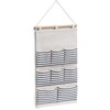 Zeller ORGANIZER NA ŚCIANĘ POLIESTER Z KIESZENIAMI 35 X 58.5 CM BEŻOWY