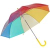 Redcliffs Parasol Didelis pusiau automatinis skėtis, vaivorykštė, Ø 80 cm