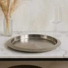 Kinvara Steel Dekoratyvinis padėklas iš nerūdijančio plieno NAHO, Ø 35 cm