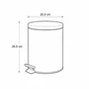 Bathroom Solutions NONI metalinė šiukšliadėžė su dangčiu, 5 l