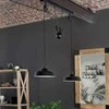 Pakabinamas šviestuvas Atmosphera Pakabinamas šviestuvas EZIO, metalinis, juodas, aukštis 60 cm
