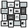 Nuotraukų rėmelis Photo frames, collage, 16 pieces, juodas, Atmosphera