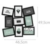 Nuotraukų rėmelis Photo frames, collage, 9 pieces, juodas, Atmosphera