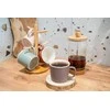 Home Styling Collection PIECES NATŪRALIŲ medinių plokščių pagalvėlės, rinkinyje 4 vnt