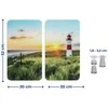 Maximex PIECES Stiklinės apsauginės plokštės krosnelei LIGHTHOUSE, 2 vnt