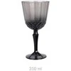 Excellent Houseware Pilkos stiklinės vyno taurė, 310 ml