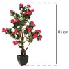 Atmosphera Rožinė Dirbtinis augalas AZALIA, rausvos spalvos, 81 cm