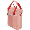 Excellent Houseware Rožinė Termoizoliacinis maišelis su dirželiu, 16 L, rožinis su spauda