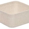 Storage Solutions Plastikiniai laikymo krepšeliai, 12 x 12 x 6 cm, 2 vnt.