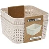 Storage Solutions Plastikiniai laikymo krepšeliai, 12 x 12 x 6 cm, 2 vnt.
