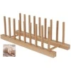 Bamboo Lėkštės lentyna, organizatorius, 100% bambukas