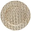 Atmosphera Lėkštinis kilimėlis su geometriniu raštu, auksinis, Ø 33 cm