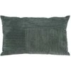 Home Styling Collection Dekoratyvinė pagalvė su velvetu kratiniu priekyje, 30 x 50 cm