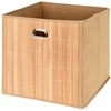 Storage Solutions Sandėliavimo sprendimai Dėžutė su bambuko priekiu ir rankena, 31 x 31 x 30,5 cm