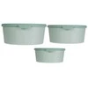 Excellent Houseware Puikios namų apyvokos reikmenų pakuotės su plastikiniais maisto indeliais, 3 skirtingų dydžių vienetai