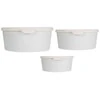 Excellent Houseware Puikios namų apyvokos reikmenų pakuotės su plastikiniais maisto indeliais, 3 skirtingų dydžių vienetai