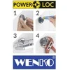 Power-Loc jungiamosios detalės, adapteris - pagrindas Classic Plus serijai, WENKO