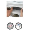 Premium WENKO klozeto sėdynė, patvari ir higieniška klozeto sėdynė — Fix-Clip medžiaga Duroplast