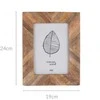 Home Styling Collection rėmelis PATCHWORK mango medžio nuotraukų rėmelis, 19 x 24 cm