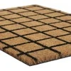 Home Styling Collection Raštuotas kokoso pluošto durų kilimėlis, 59 x 39 cm